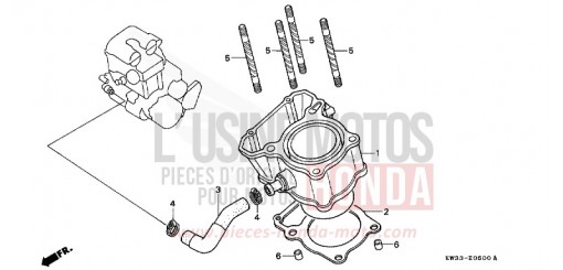 CYLINDRE NX2502L de 1990
